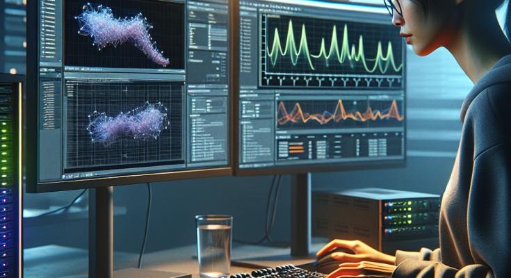 Developer testing Animgraph 2 beta with reduced CPU and network usage dashboards.